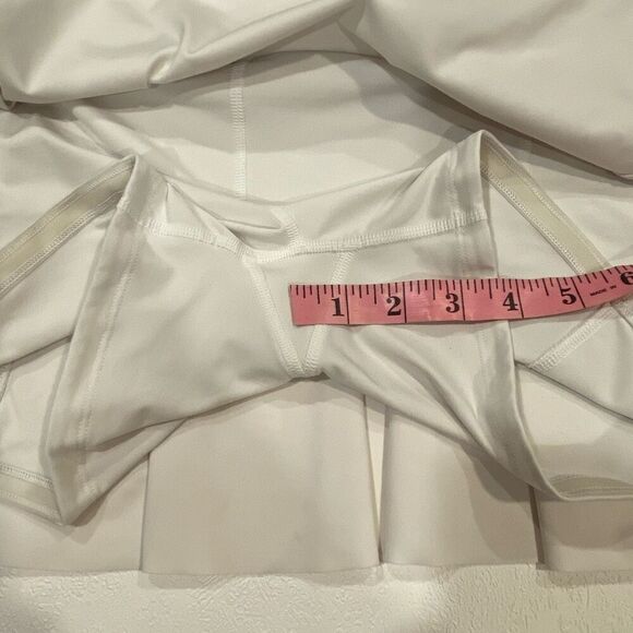 Athleta Ace Tennis Skort White 13.5” Size XS Athletic Running Golf Skirt - Picture 8 of 9